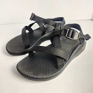 Chaco Women's Strappy Hiking Sporty Waterproof Sandals Black Size W7